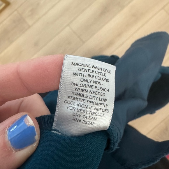 NY&CO Dark Teal Stretch Boot Cut Dress Pants - Size 12 - Picture 5 of 8